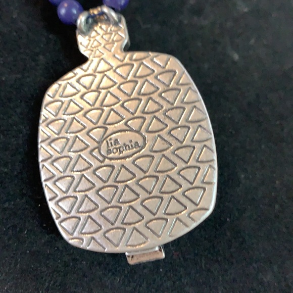 Lia Sophia necklace with rhinestones - Picture 5 of 8